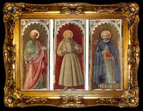 framed  UCCELLO, Paolo Sts Paul, Francis and Jerome, ta009-2